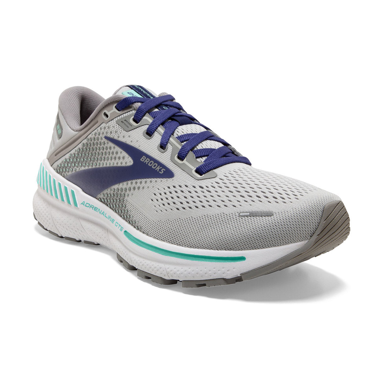 Brooks Women's Adrenaline GTS 22 Alloy/Blue/Green