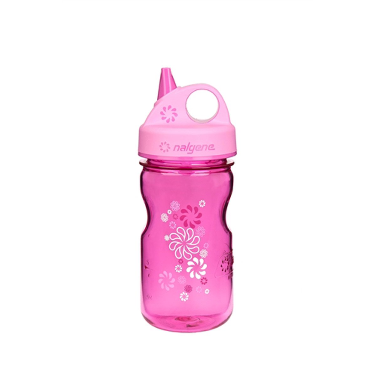 Nalgene Kids Grip-N-Gulp Sippy Cup Pink Wheels