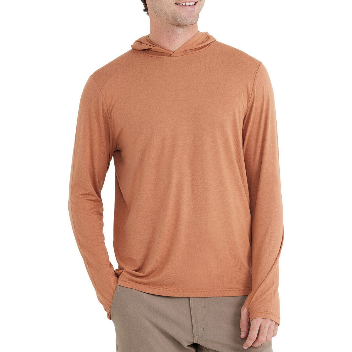 Free Fly Apparel Men's Bamboo Shade Hoodie Desert un / S